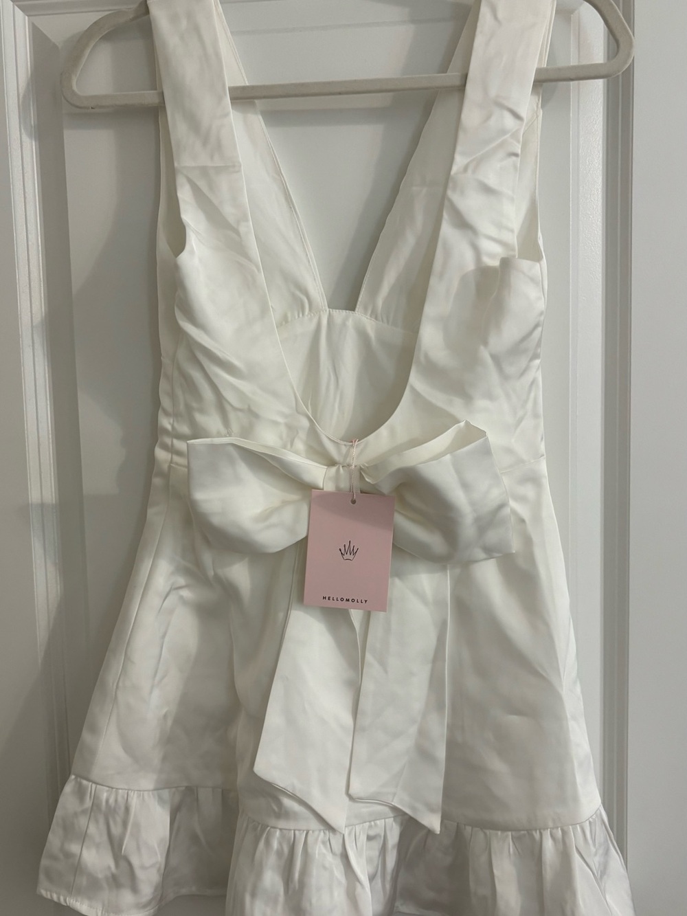 Hello Molly White Mini Dress - Picture 4 of 5